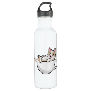 Botella De Agua Té de gato