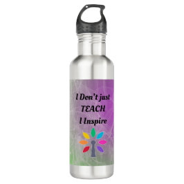 Botella de agua Teach and Ins, Acero inoxidable, 2