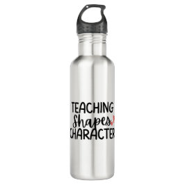 Botella De Agua 'Teaching Shapes Character' Teacher Appreciation 