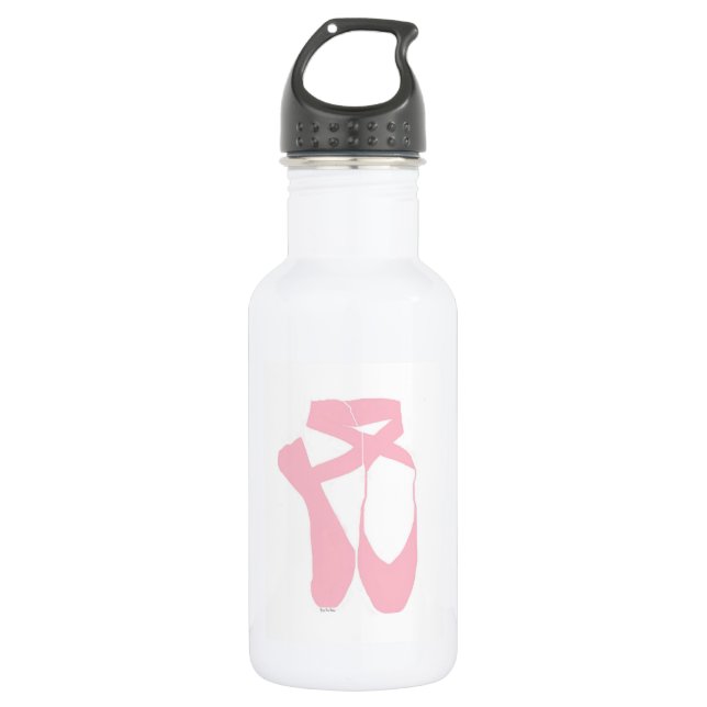 Botella De Agua Team Pointe Ballet Pointe Pink (Anverso)