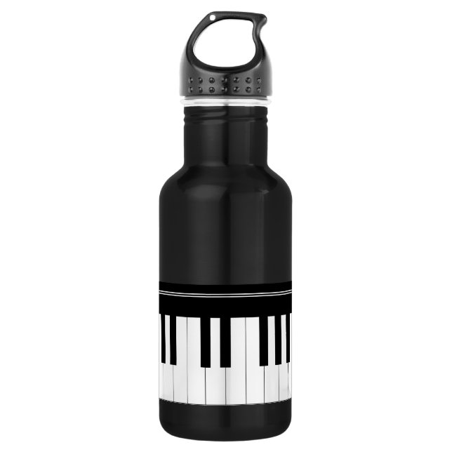 Botella De Agua Teclado de piano (Anverso)