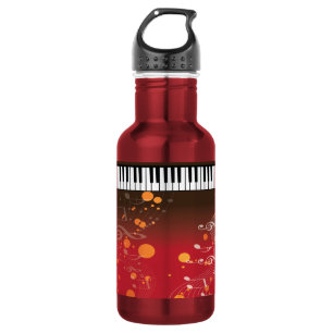 Botella De Agua teclas de piano