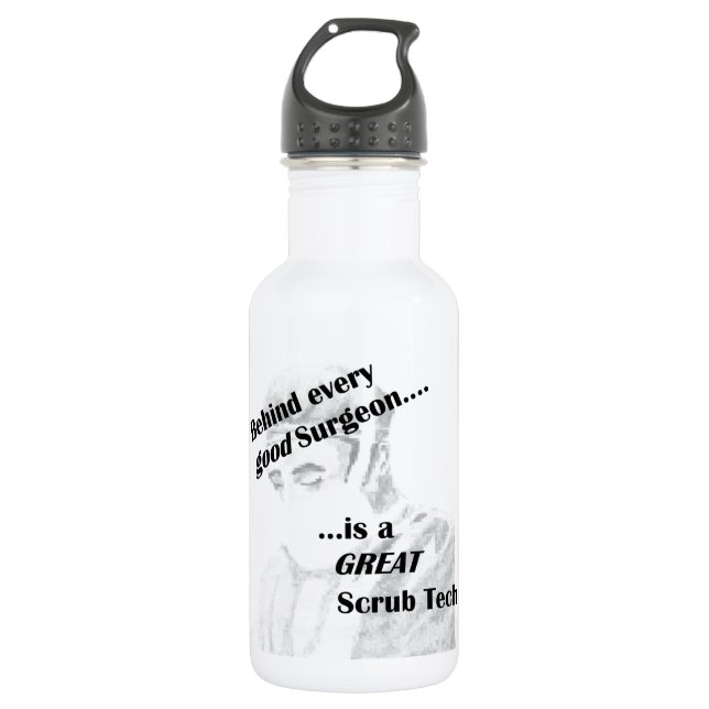 Botella De Agua Técnico de Aseo (Anverso)