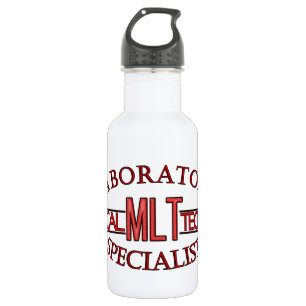 BOTELLA DE AGUA TÉCNICO ESPECIALISTA DE LABORATORIO MÉDICO LAB MLT