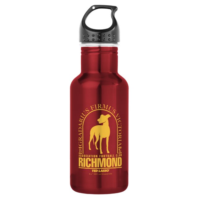 Botella De Agua Ted Lasso | AFC Richmond Gold Arched Logo (Anverso)