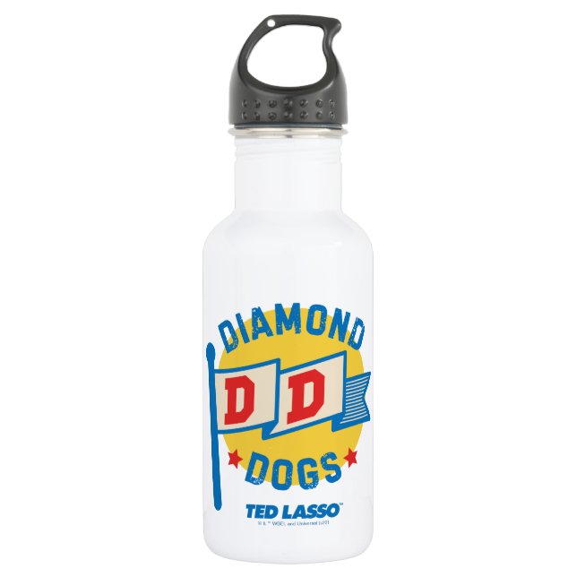 Botella De Agua Ted Lasso | Diamond Dogs Pennant Graphic (Anverso)