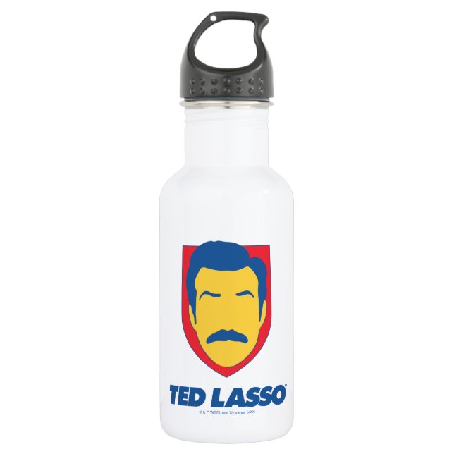 Botella De Agua Ted Lasso | Icono de cara (Anverso)