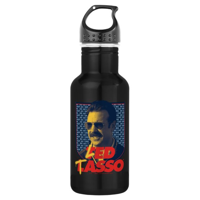 Botella De Agua Ted Lasso | Led Tasso Badge (Anverso)