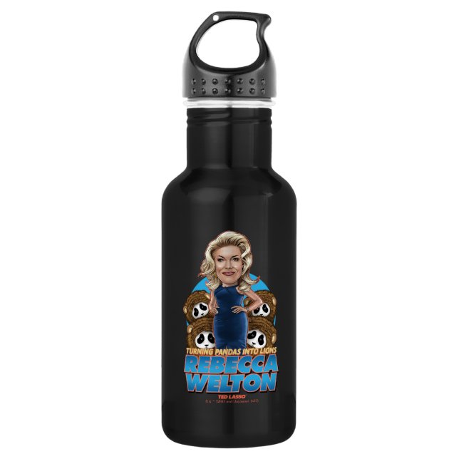 Botella De Agua Ted Lasso | Rebecca Welton Bobblehead (Anverso)