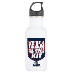 Botella De Agua Ted Lasso We're A Team Typography Graphic