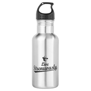 Botella De Agua Teddy Roosevelt Vive Fuertemente
