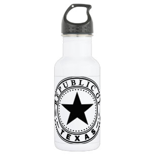 Botella De Agua Tejas (república del sello de Tejas)