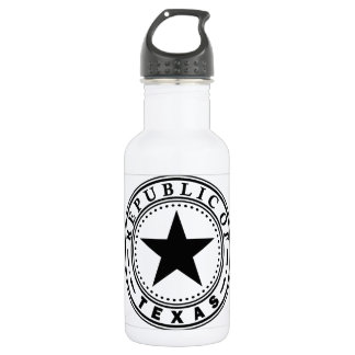 Botella De Agua Tejas (república del sello de Tejas)