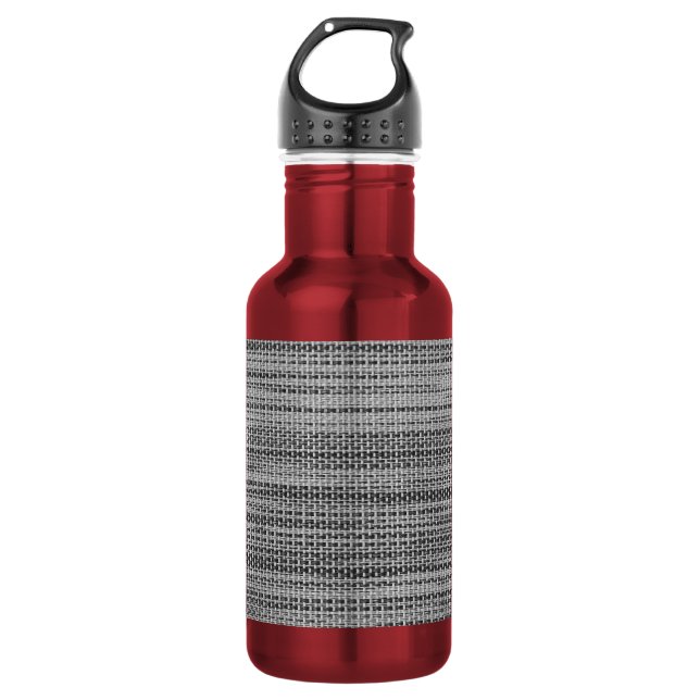 Botella De Agua Tela de tela de tela gris (Anverso)