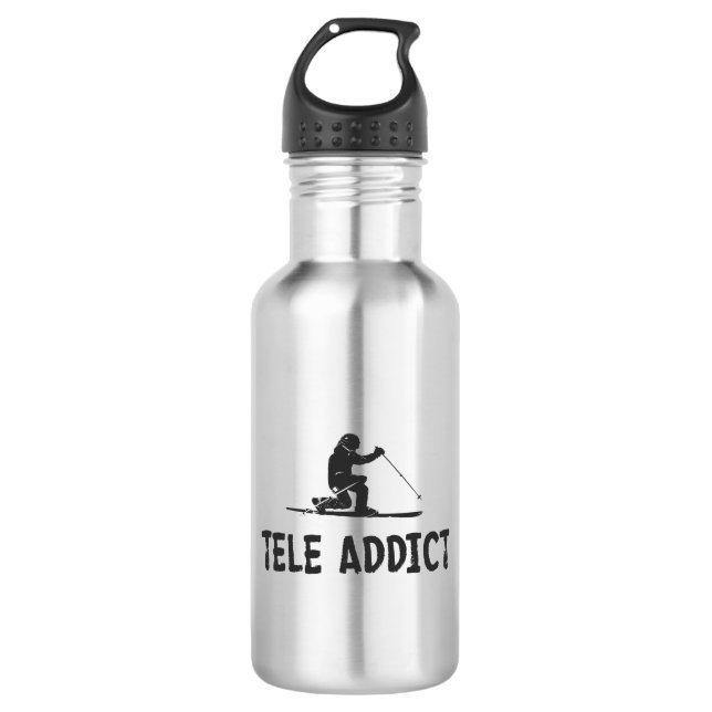 Botella De Agua Tele Addict (Anverso)
