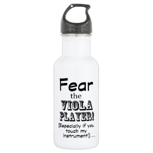 Botella De Agua Tema al jugador de la viola