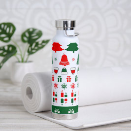 Botella De Agua Tema de navidades