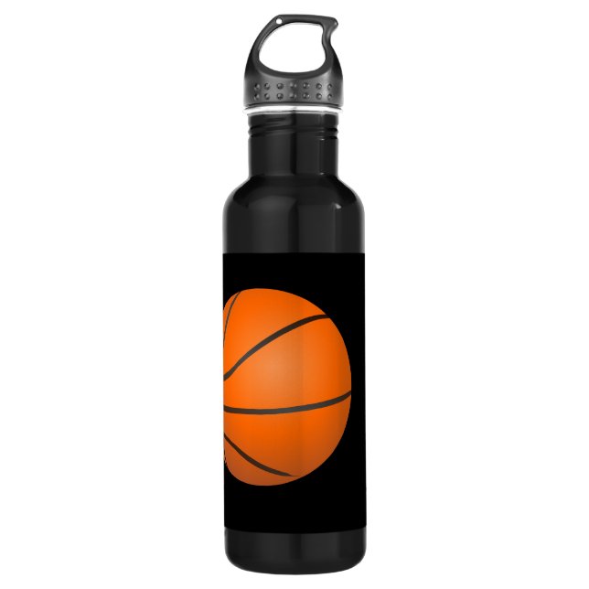 Botella De Agua Tema del baloncesto (Anverso)