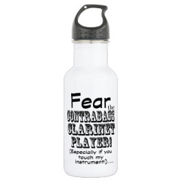 Botella De Agua Temer Al Contrabass Clarinet Player