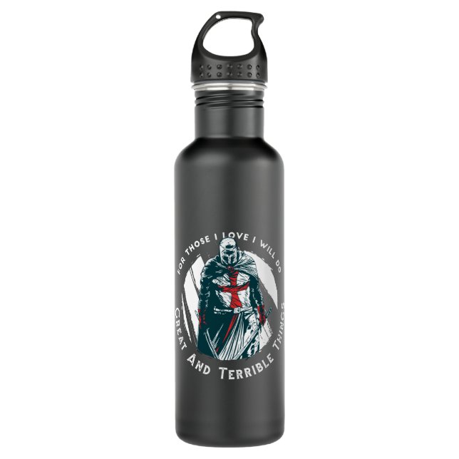 Botella De Agua Templo de Knight (Anverso)