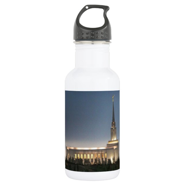 Botella De Agua templo lds de la montaña oquirrh utah (Anverso)