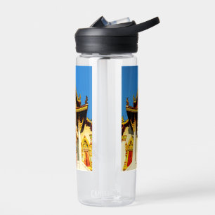 Botella De Agua Templo Tailandés Y Buda 1102