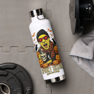 Botella De Agua Temporada de Espanto - Café de Zombie Divertido Gi