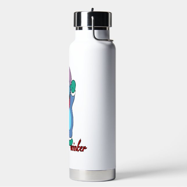 Botella De Agua Temporada de invierno feliz (Izquierda)