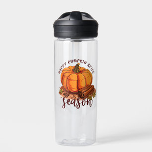 Botella De Agua Temporada feliz de las especias de calabaza - Cosm