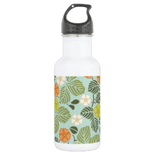 Botella De Agua tendencias modernas de marisco floral