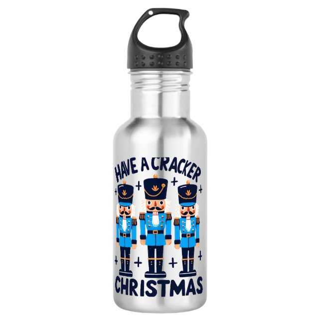 Botella De Agua Tenga una navidad cascanueces (Anverso)