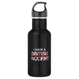 Botella De Agua Tengo un acento británico