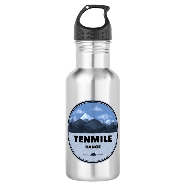 Botella De Agua Tenmile Range Colorado Acampada (Anverso)