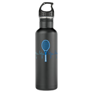 Botella De Agua Tennis Love Tennis Heartbeat Tennis Player