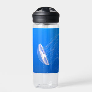 Botella De Agua Tentáculos de medusas Mar Azul brillante