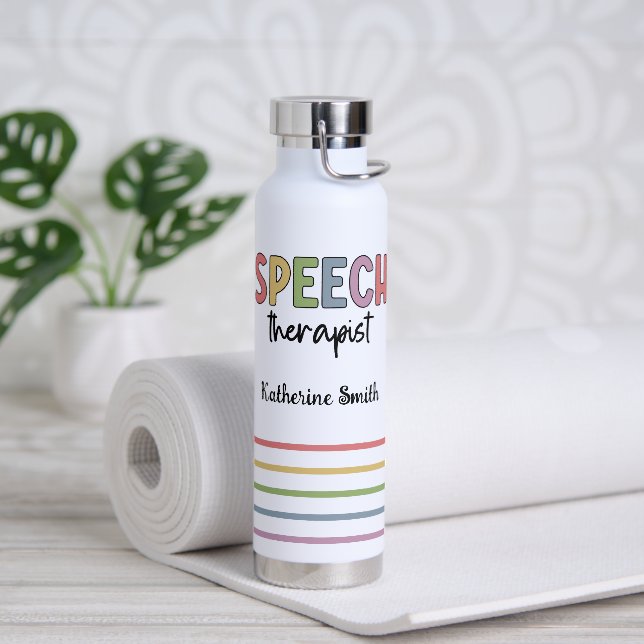 Botella De Agua Terapia de voz SLP personalizada (Yoga)