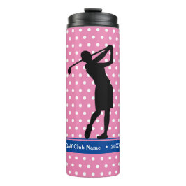 Botella de agua termal de Punto Rosa de Golfer