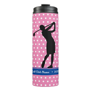 Botella de agua termal de Punto Rosa de Golfer