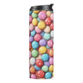 Botella de Agua Térmica Con Piedras De Colores