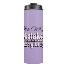 Botella de agua térmica de afirmación