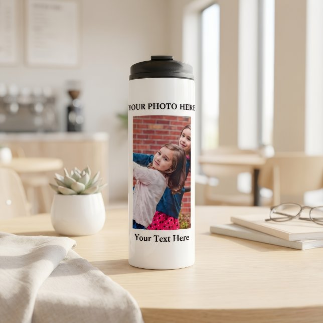 Botella de Agua Térmica Personalizada con Foto (Subido por el creador)