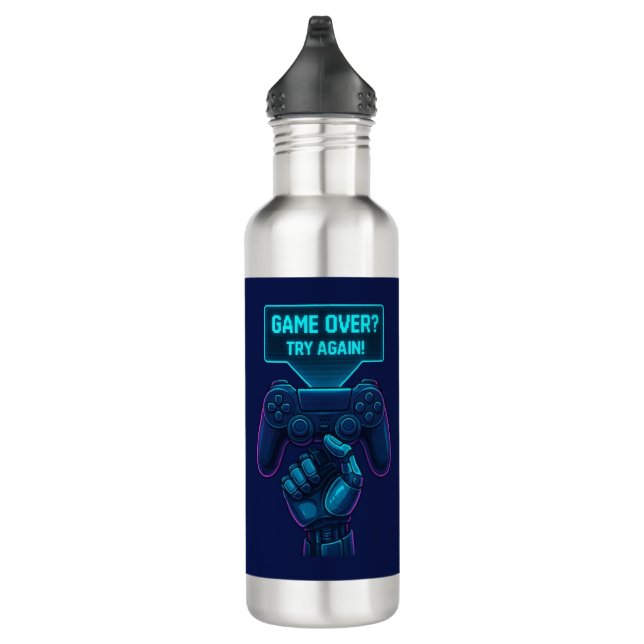 Botella De Agua ¿Terminó el juego? ¡Inténtalo de nuevo! - Jugador  (Derecha)