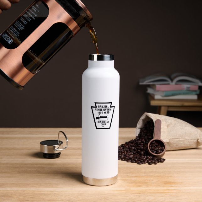 Botella De Agua Termo de viaje (Café (girado))