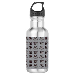 Botella De Agua Termo elegante de 50 años y aplausos