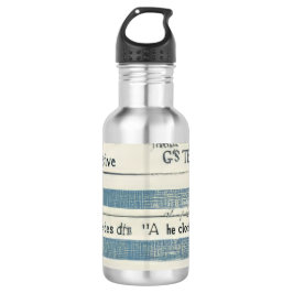 Botella De Agua Termos metalizado con océano