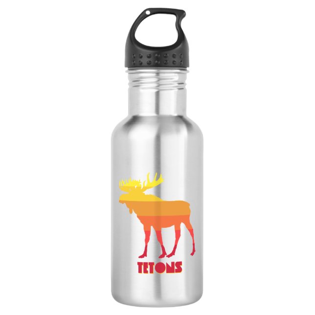 Botella De Agua Tetons Moose (Anverso)