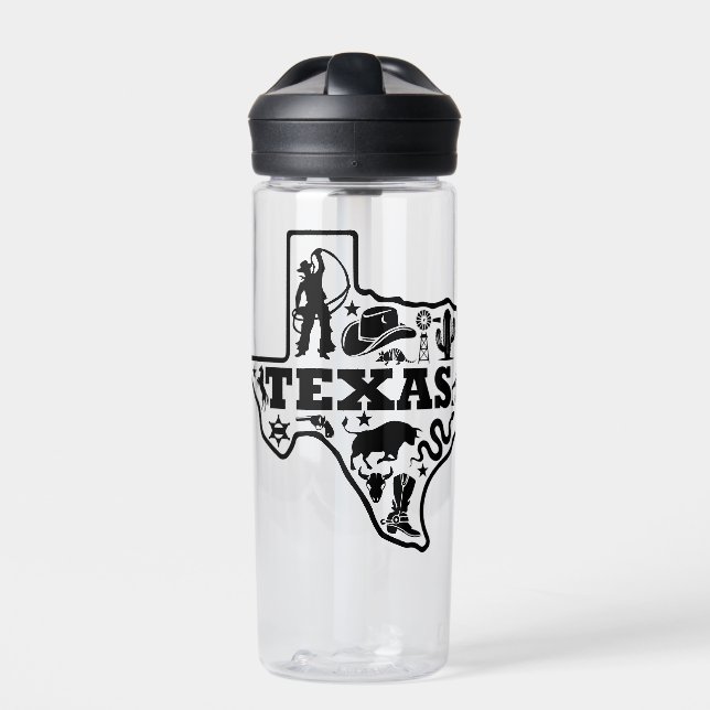 Botella De Agua Texas (Delante)
