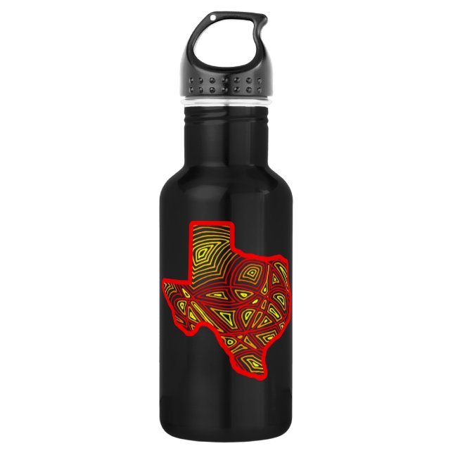 Botella De Agua Texas Scribbleprint (Anverso)