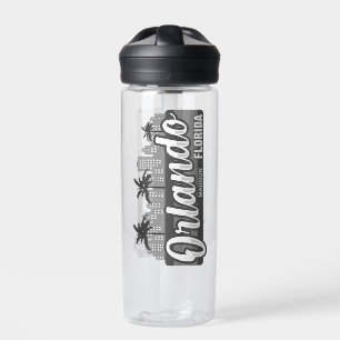 Botella De Agua Texto personalizado Orlando Florida