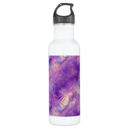 Botella De Agua Textura Amethyst Purple Crystal Gel